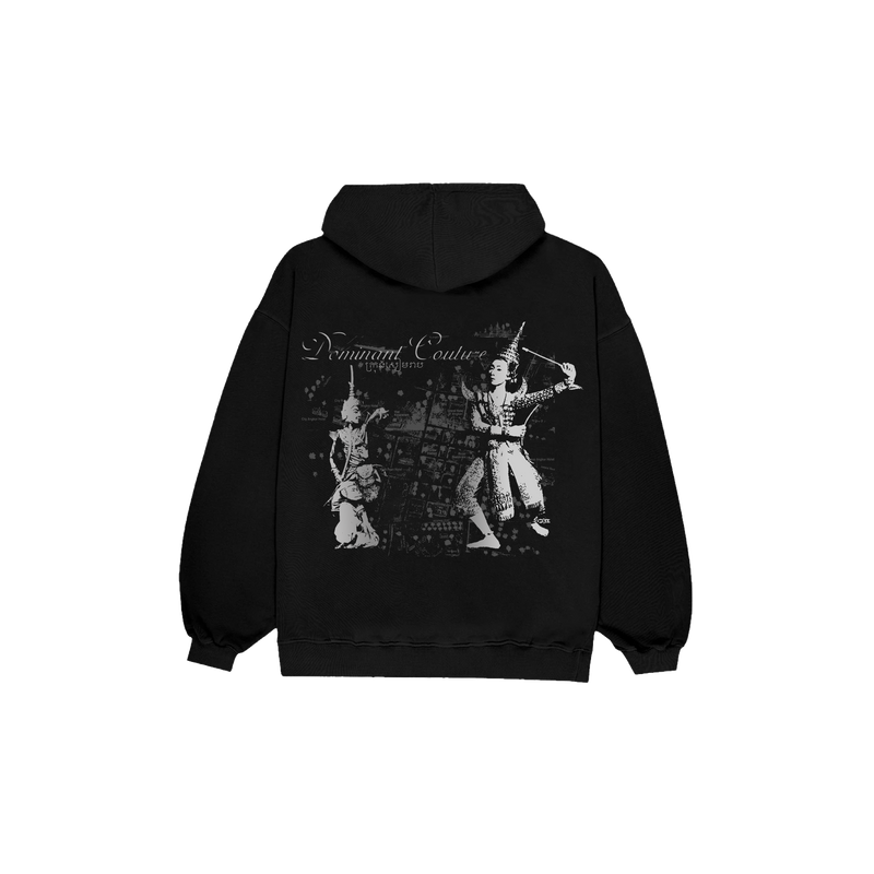 Hoodie Twin Zip back