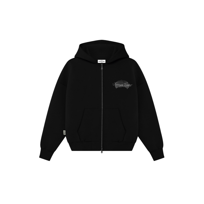 Hoodie Twin Zip front